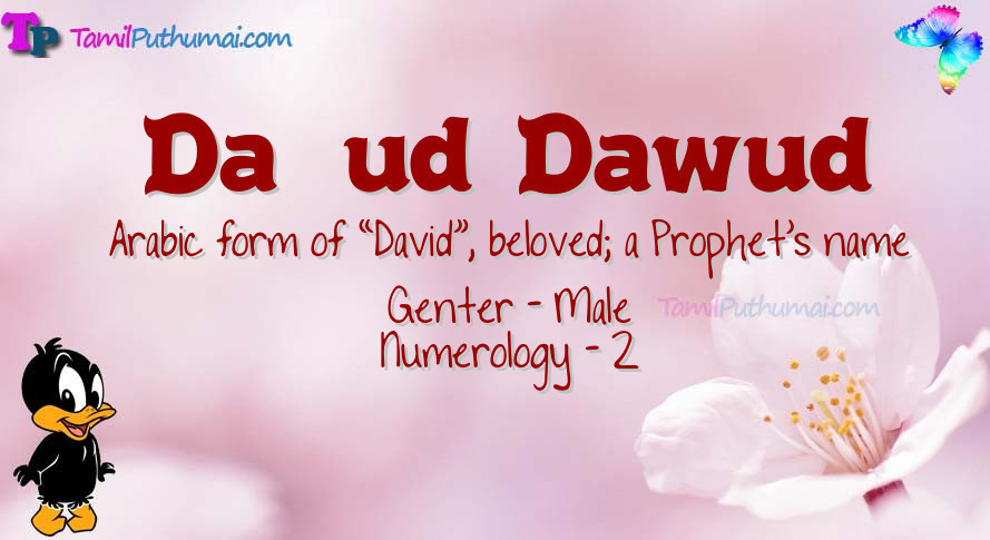 Da   ud  Dawud-babyname-meaning